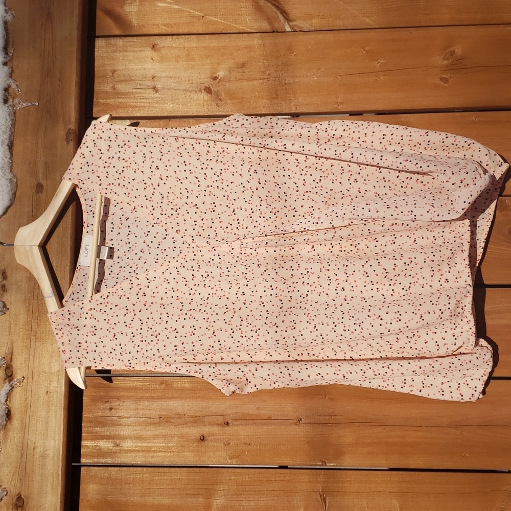 Loft XL surplice blouse